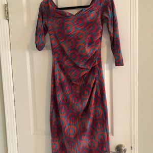 Sexy La Petit Robe Bon Chiara off the shoulder dress.